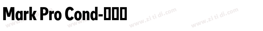 Mark Pro Cond字体转换 Mark Pro Cond字体转换